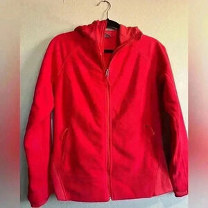 Columbia Fleece Hooded Jacket Women Size M